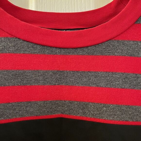 Opening Ceremony Red and Gray Striped Crewneck Sweatshirt Women's Size Medium - Picture 6 of 13